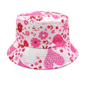 Outdoor Sun Protection Sun Floral Double-sided Bucket Hat