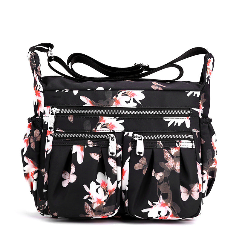Large-capacity Multi-layer Shoulder Bag Nylon Crossbody Bag