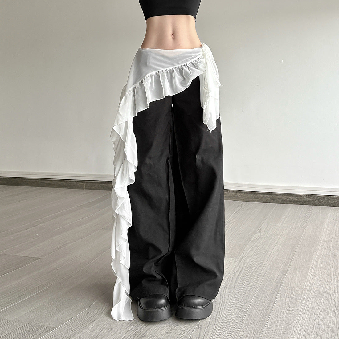 New Womens Fashion Ruffled Waist Cincherversatile And Figure-flattering