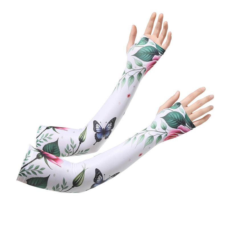 Gardening Sun Protection Oversleeve Women's Sun Protection Cool Feeling Ice Sleeve