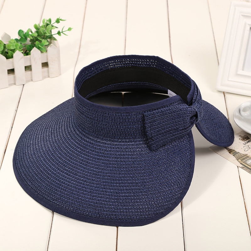 Foldable Sun Hat With No Brim For Women