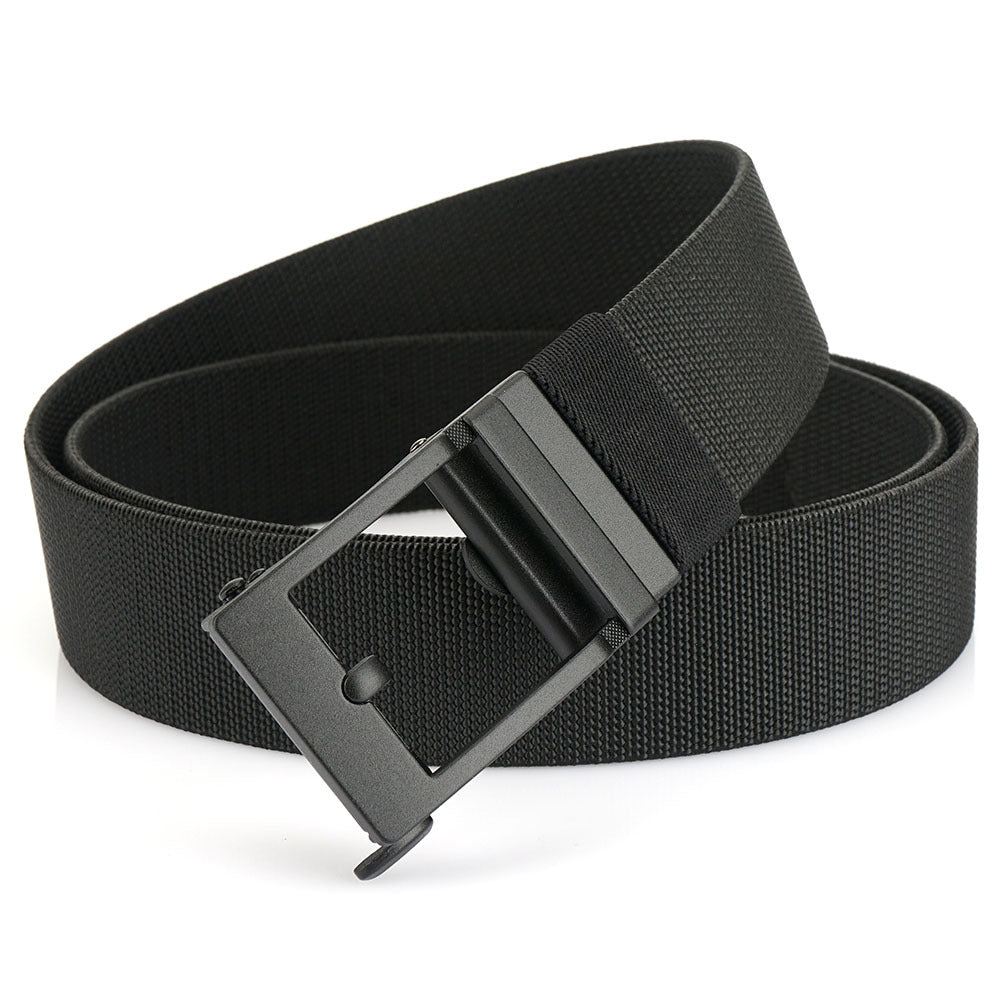 Mens Elastic Fashion Casual Outdoor Sports Tactical Belt With Automatic Buckle
