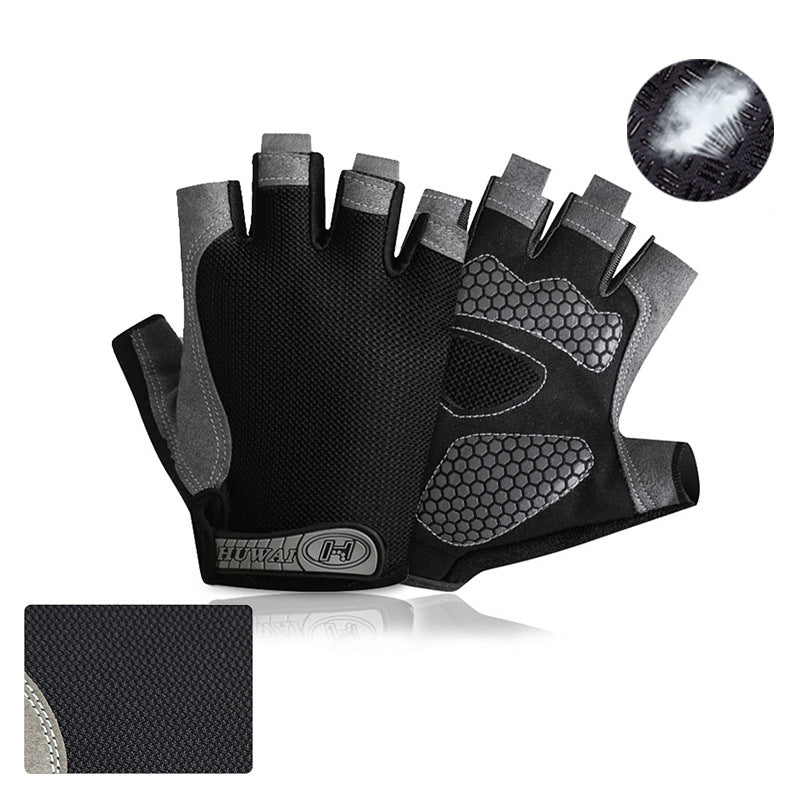 Finger Riding Gloves Men And Women Outdoor Non-slip Sun Protection Camping