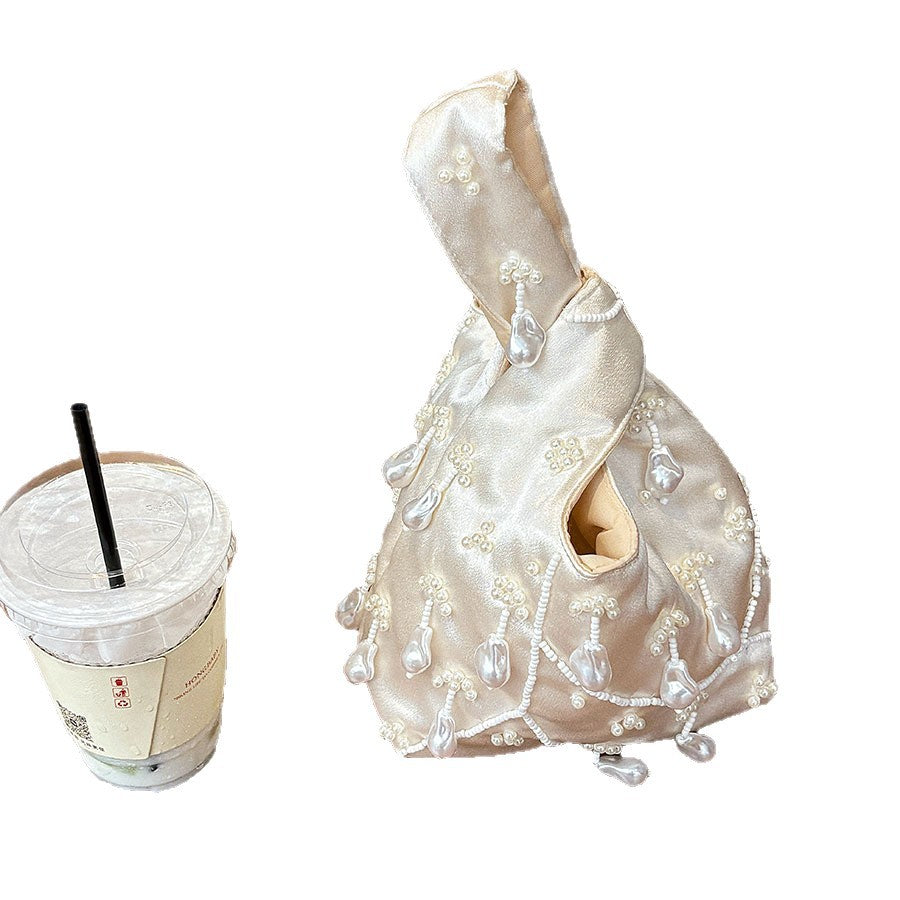Satin Tassel Banquet Underarm Crossbody Bag