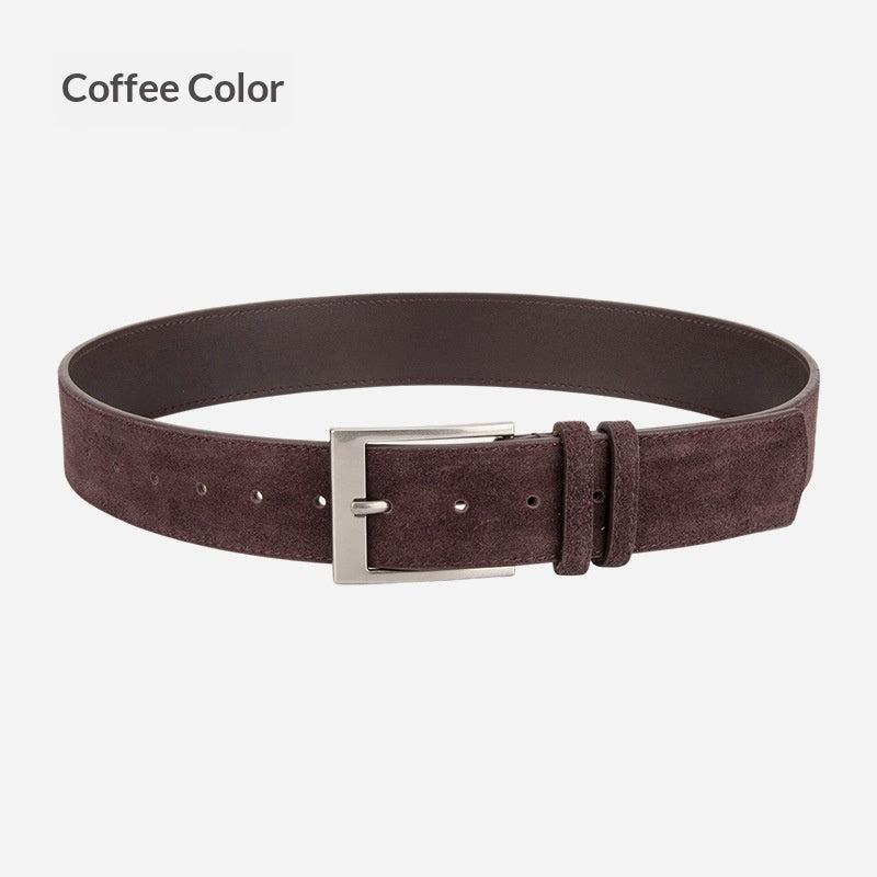 Womens Niche Style Decorative Dress Pants Belt Korean Style Genuine Leather Waist Belt