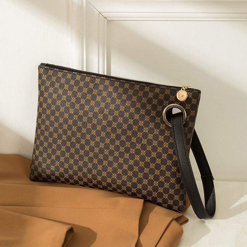 Womens Simple Large-Capacity Clutch Bag With Print