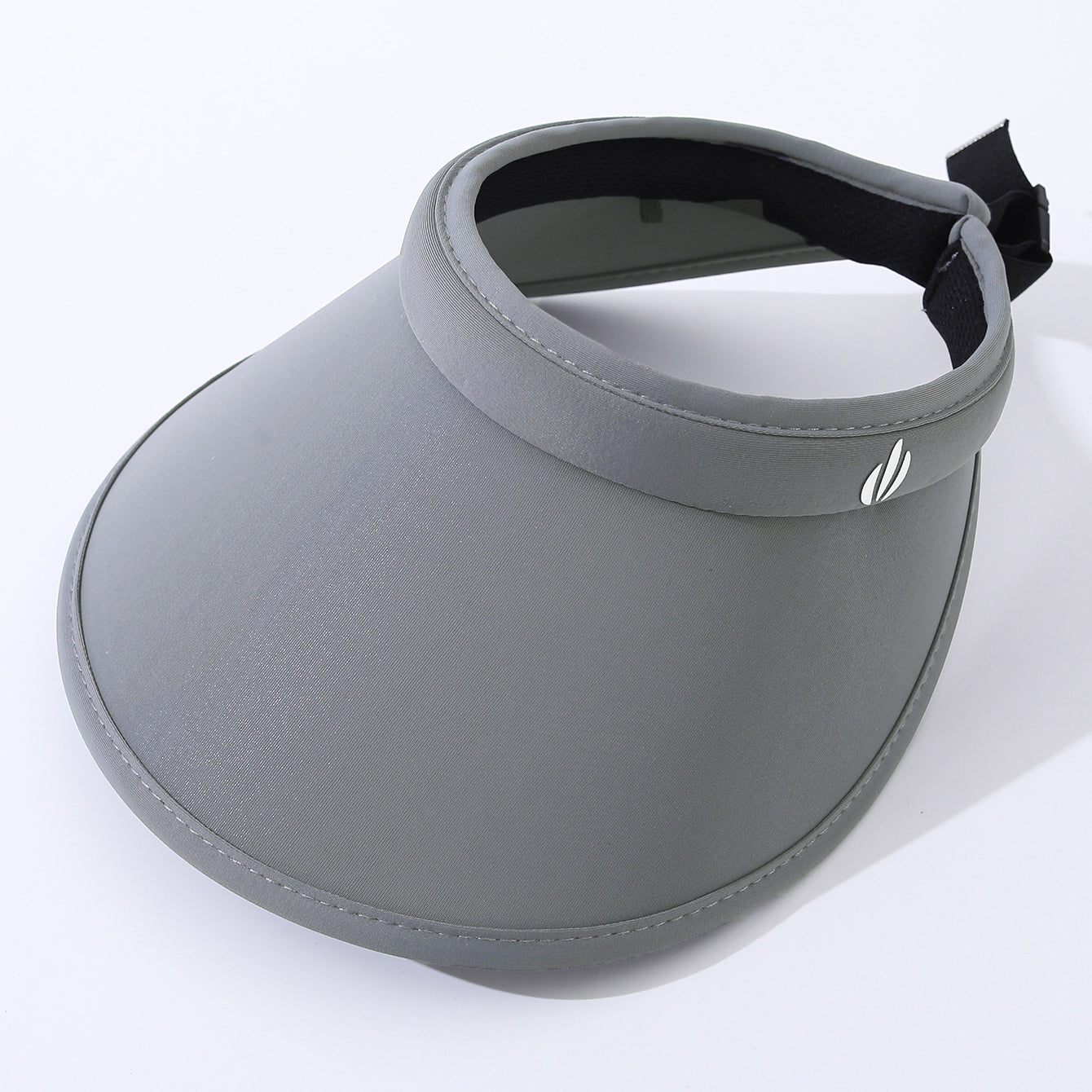 Solid-color Petal-shaped Labeled Wide-brimmed Casual And Versatile Open-top Sun Hat, Suitable For Outdoor Commuting And Vacation In Spring And Summer