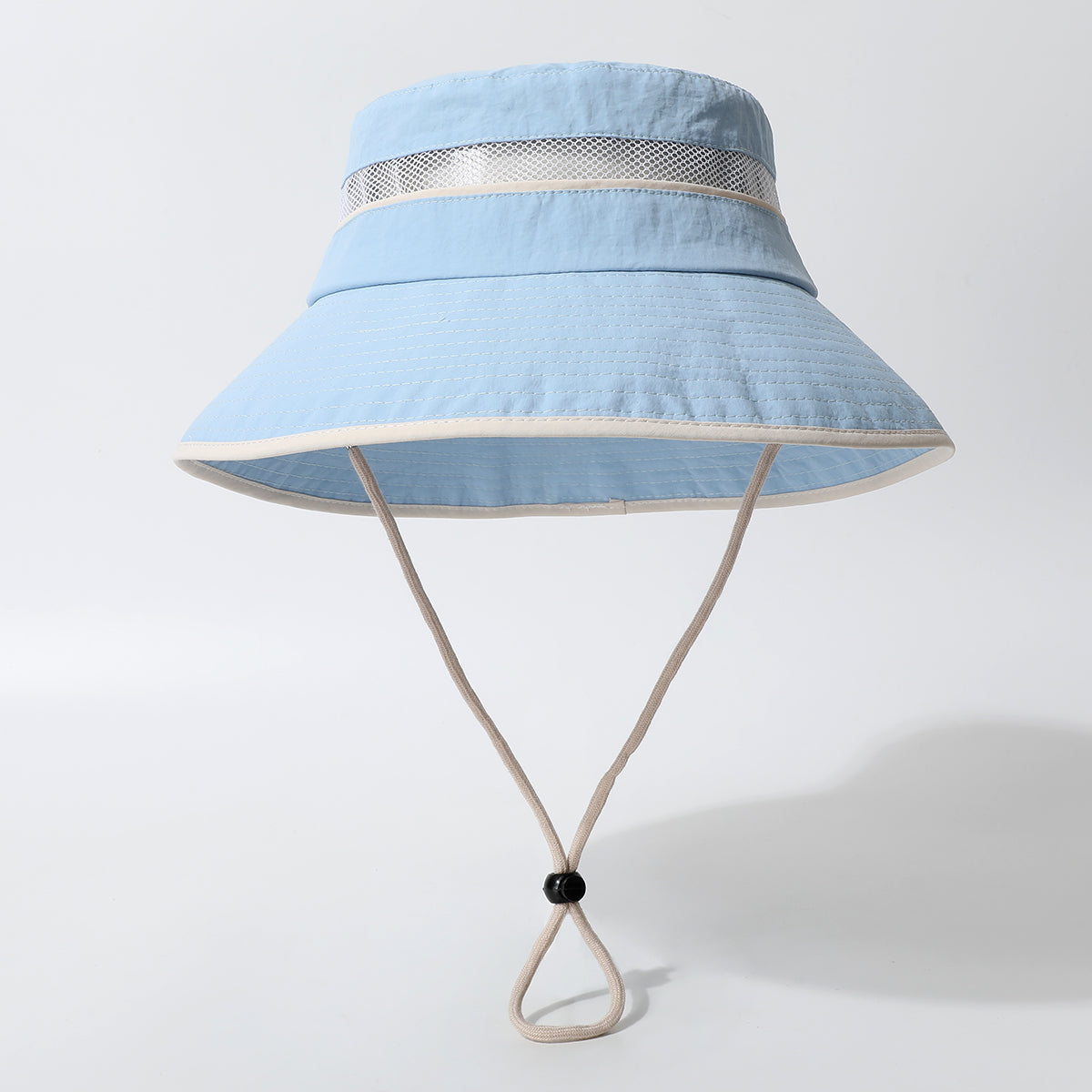 The New Solid-color Grid Sunshade And Windproof Simple Casual Style Fisherman Hat Is Suitable For Outdoor Hiking, Camping, Fishing, Travel And Photography.