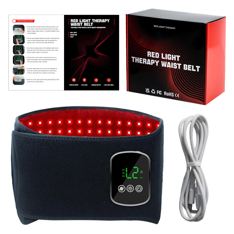 Infrared Physiotherapy Heat Pad For Warming And Massaging The Lower Back Uterine-warming Waist Belt