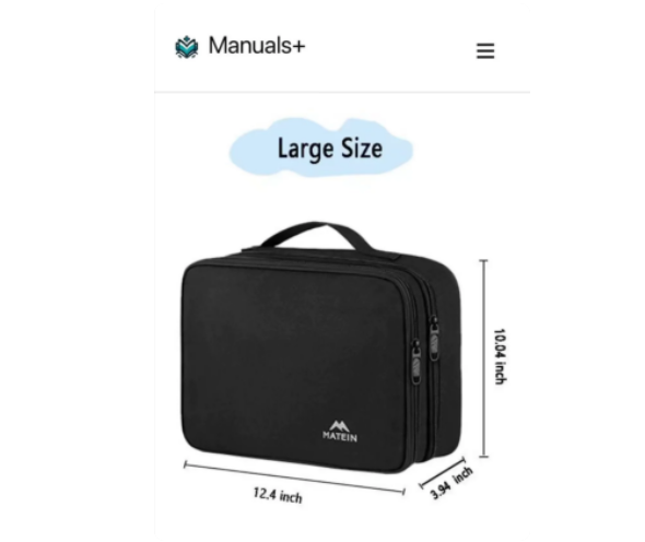 Black Overseas Trade Waterproof Large Multi-Compartment Makeup Bag Storage Pouch