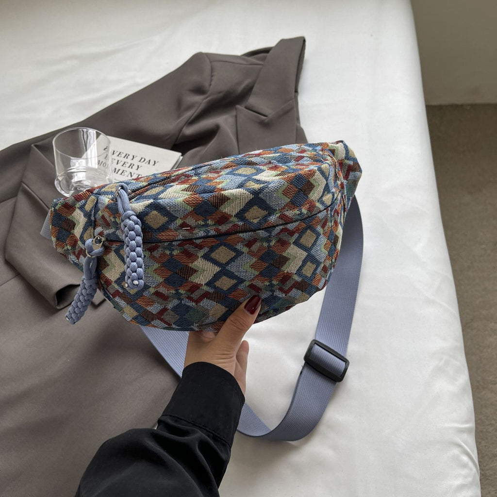 Wide-strap Waist Bag Casual Bag 2025 New Trendy Crossbody