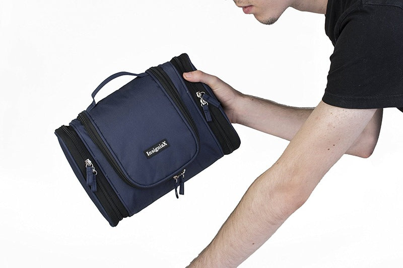 Double-opening Hanging Plain-colored Polyester Oxford Travel Organizer For Men And Women