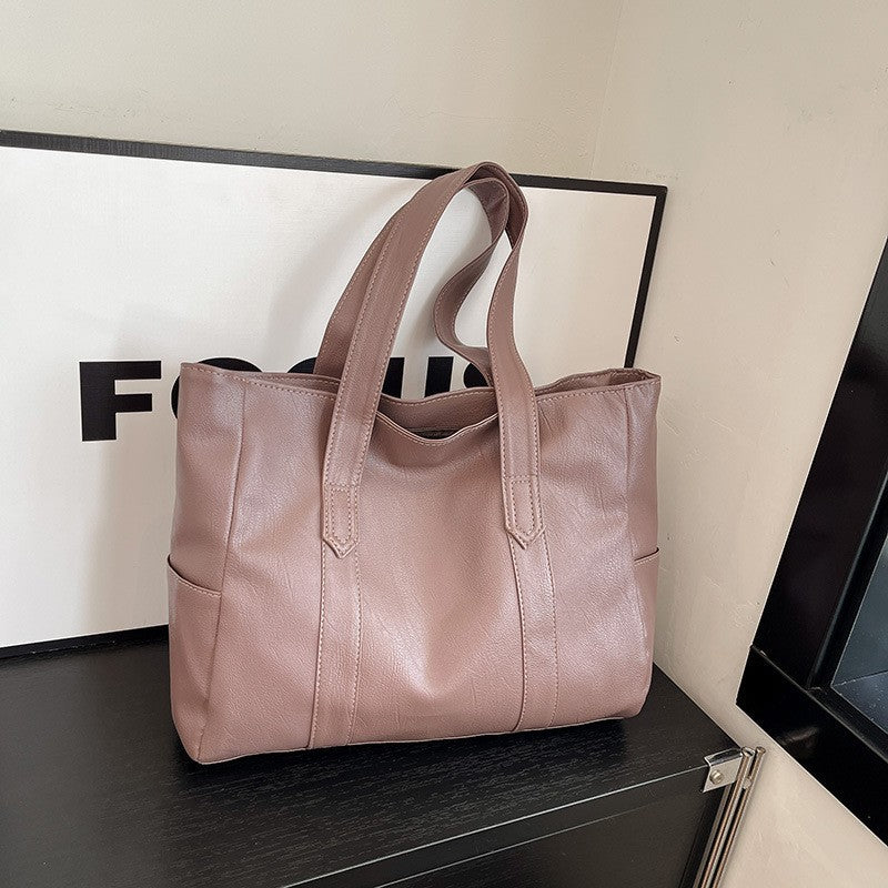 Shoulder Handbag Crossbody Bag With Mirror Large Capacity Storage