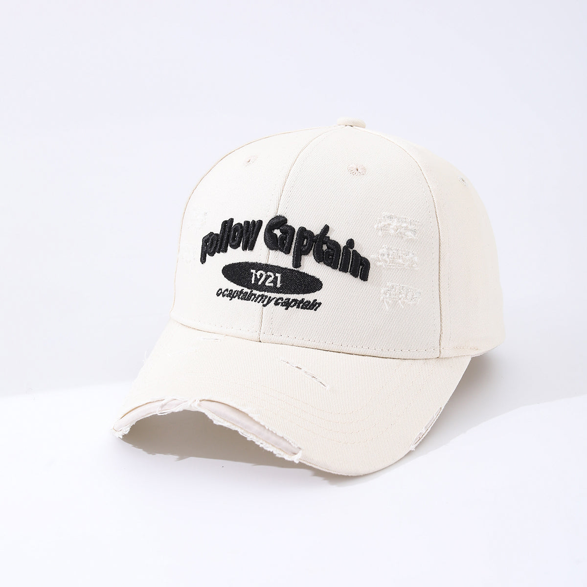 The New Convertible Baseball Cap With Holes And Embroidered Letters, Featuring The Year 1921 And Adjustable Design, Is Perfect For Daily Commuting, Outdoor Travel And Casual Wear.