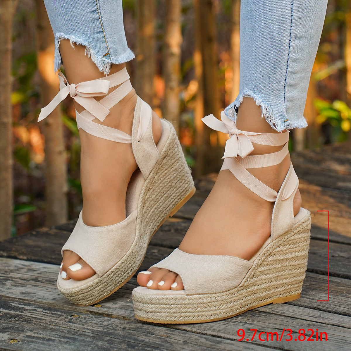 Women's Fashion Strap Plus-Size Open-Toe High-Heel Sandals