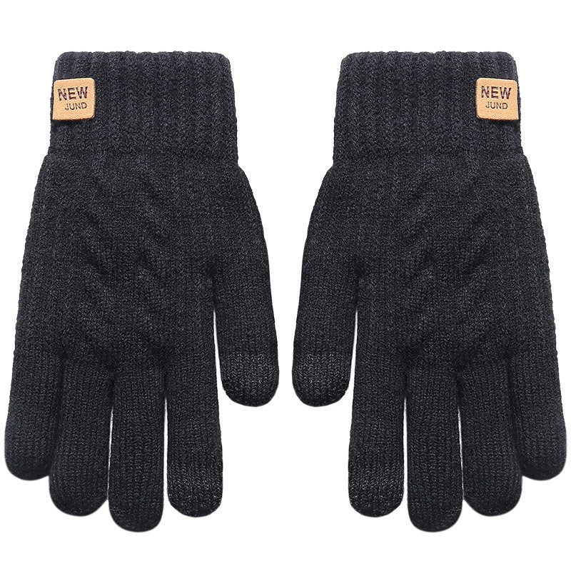 Winter Women's Double Layer Fleece-lined Thickened Cold Protection Warm Cycling