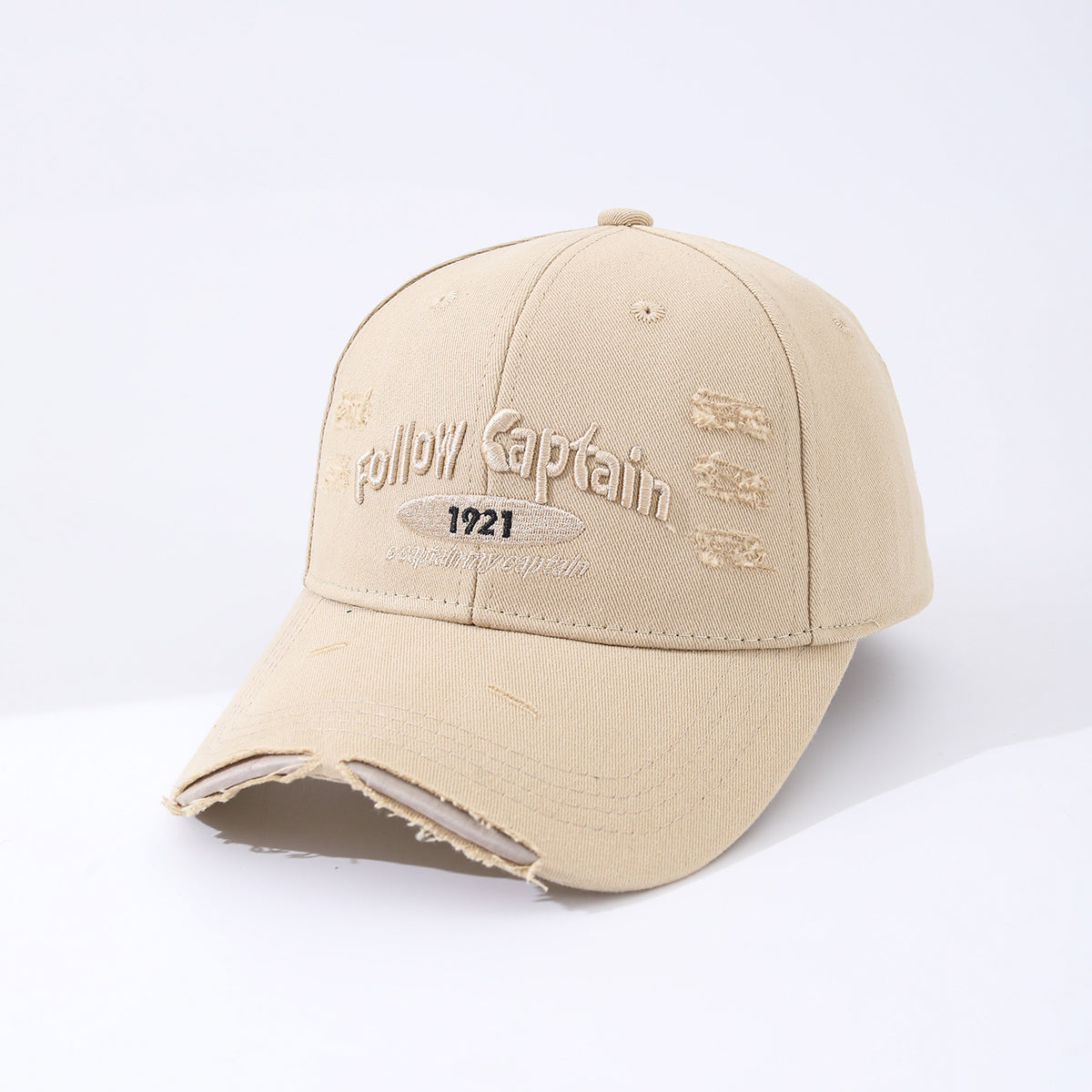 The New Convertible Baseball Cap With Holes And Embroidered Letters, Featuring The Year 1921 And Adjustable Design, Is Perfect For Daily Commuting, Outdoor Travel And Casual Wear.