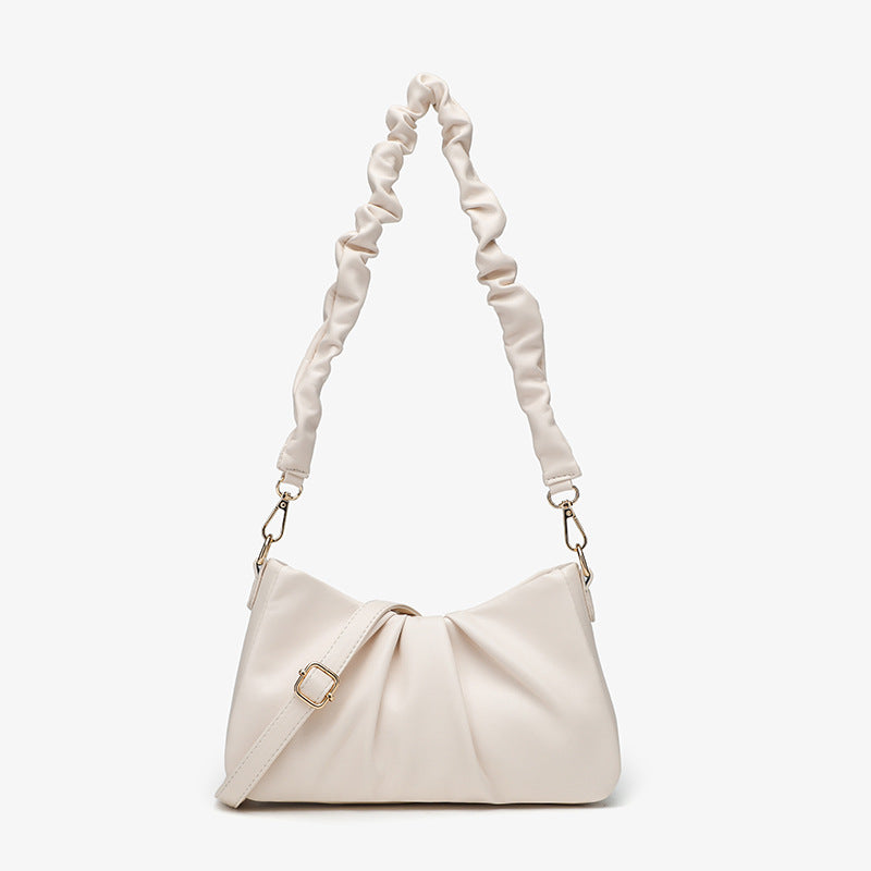 Cloudshaped Bag For Women HighappearanceNiche DesignWith Pleats