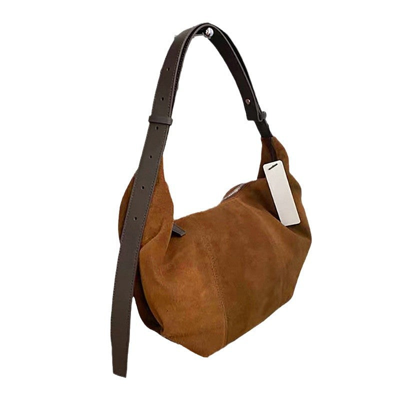 Women's Large-Capacity Color-Block Shoulder Bag