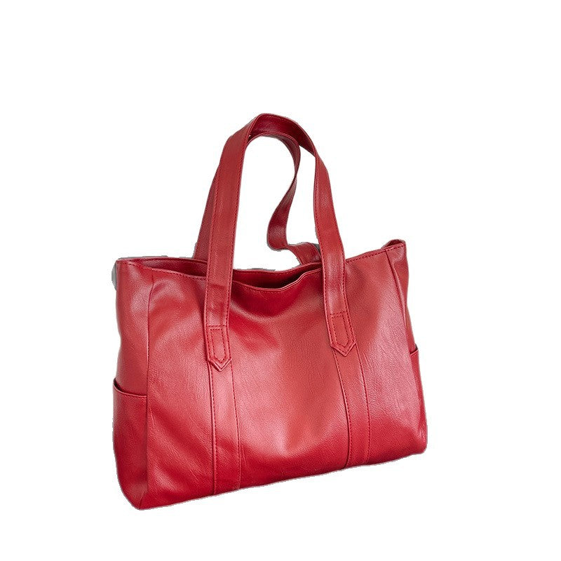 Shoulder Handbag Crossbody Bag With Mirror Large Capacity Storage