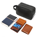 Men's Genuine Leather Business Clutch Bag Full-Grain Cowhide