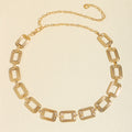 High-grade Metal Women's Hip Hop Style Decorative Waist Chain
