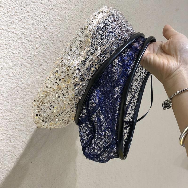 Mesh Hat Cover Gray Hair Lace Pile Heap Cap Thin Spring Women's Big Head Circumference
