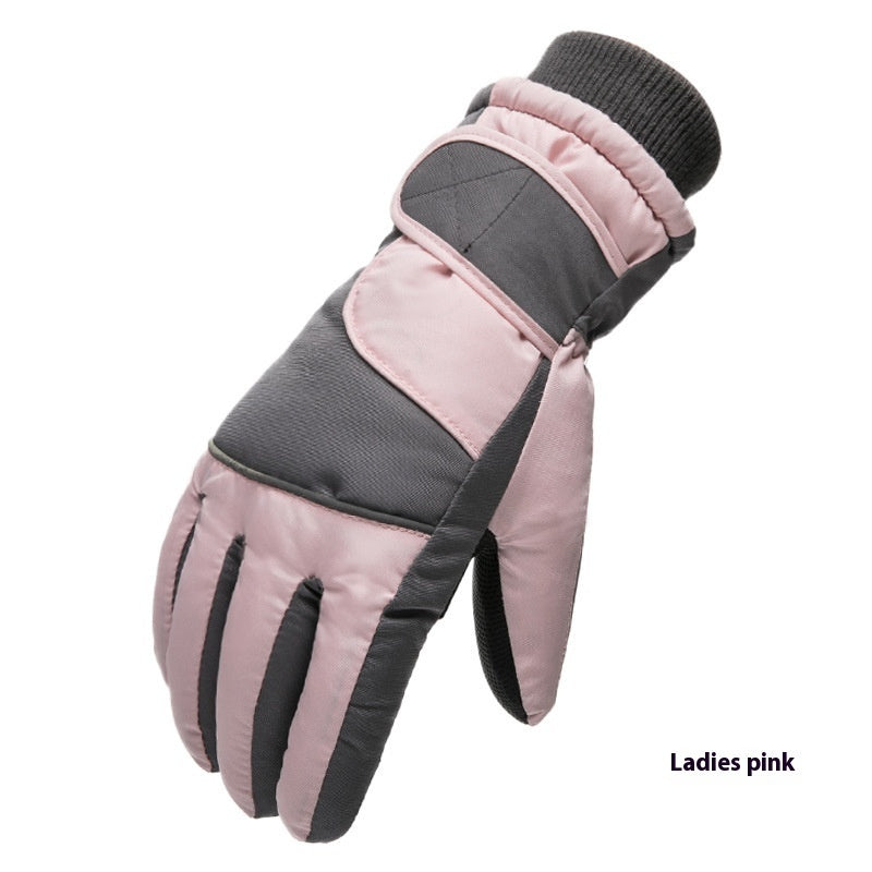 Skiing Gloves Winter Touch Screen Motorcycle Fleece-lined Warm