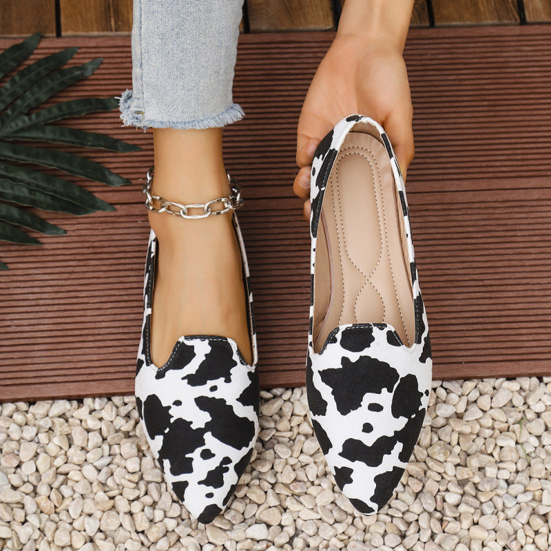 Women's Plus-Size Breathable Pointed-Toe Casual Shoes