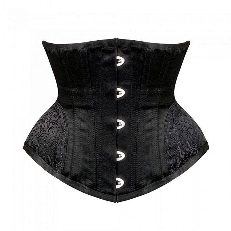 Women's Solid Color Versatile Gothic Embroidered Corset