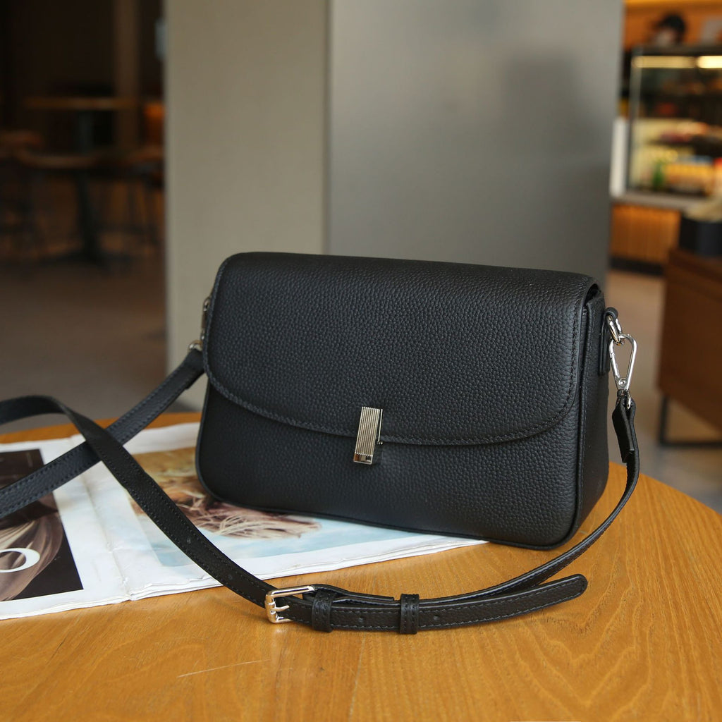 Large-capacity Leather Versatile Crossbody Elegant And Fashionable Genuine Cowhide Shoulder Bag