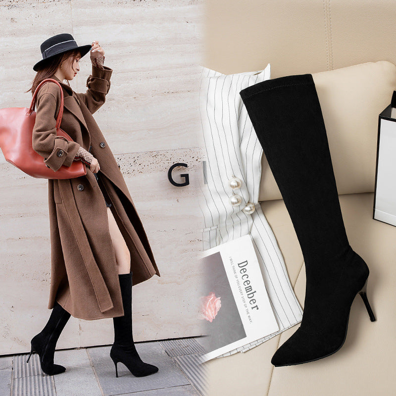 Stiletto High Heel Suede Sexy Nightclub Over-the-knee Boots