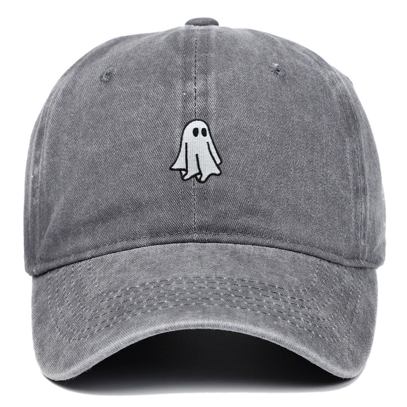 Washed Distressed Embroidered Baseball Cap For Casual Outdoor Sports