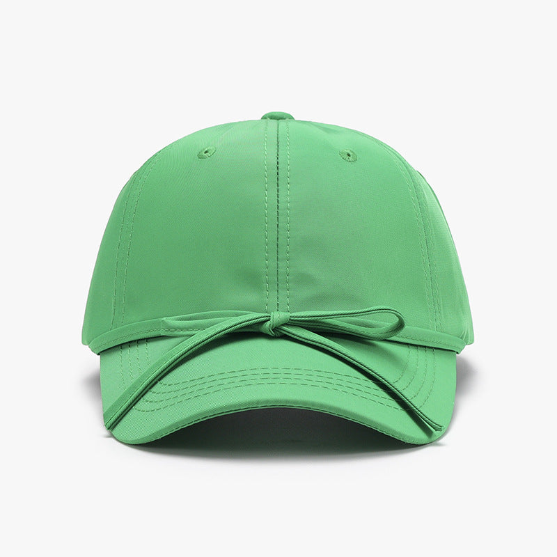 Spring And Autumn Bowknot Quick-drying Soft Top Women's Baseball Cap