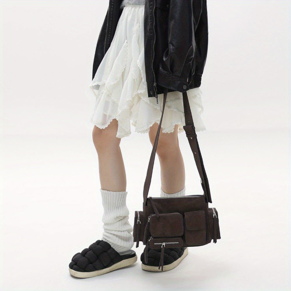 Women's Multi-Pocket Shoulder Crossbody Bag