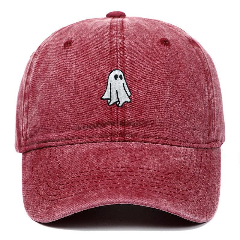 Washed Distressed Embroidered Baseball Cap For Casual Outdoor Sports