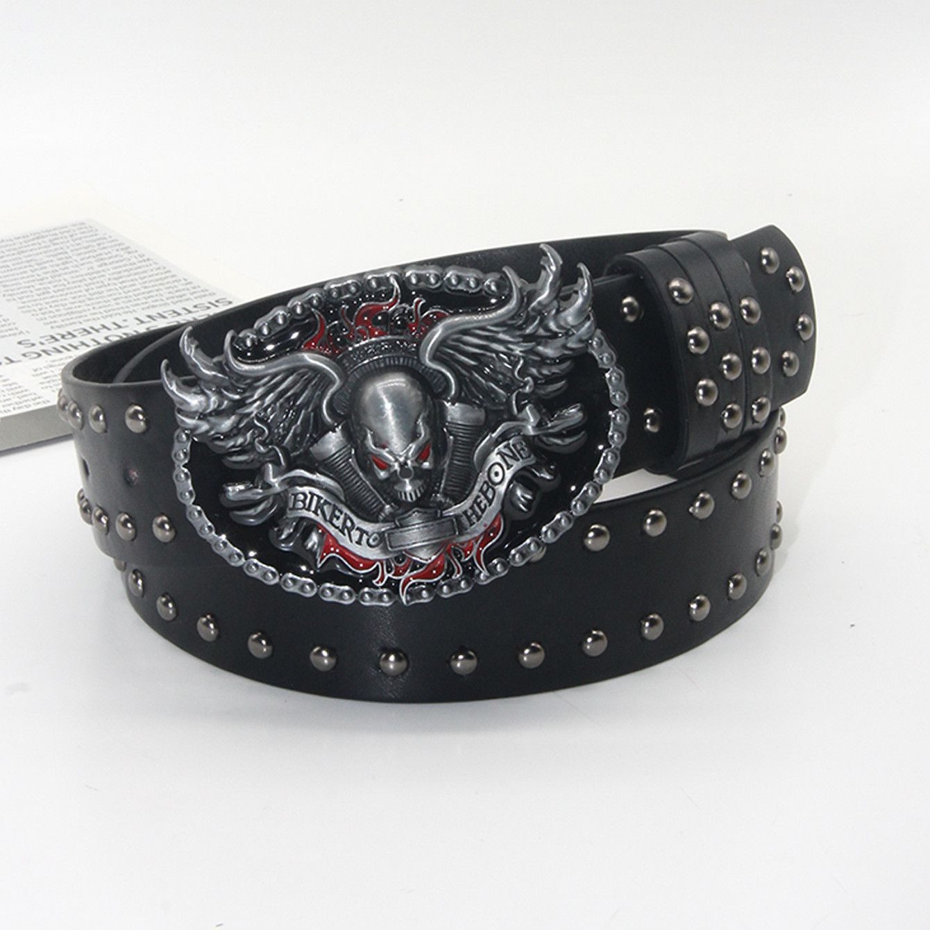 Punk-style Rivet All-match Trendy Leather Belt For Edgy Girls