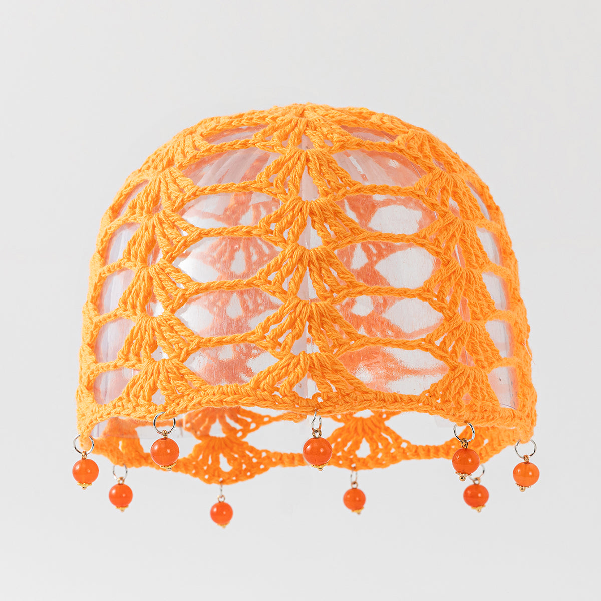 Cross-border Bestseller Spring Autumn Thin Hollow Out Hand-Knitted Beaded Woolen Hat, Beanie Skull Cap