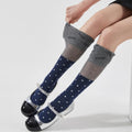 New Women's Calf Socks With Spring And Summer Patchwork, Bubble Mouth, Polka Dot, Artistic Pile Socks, Retro And Elegant