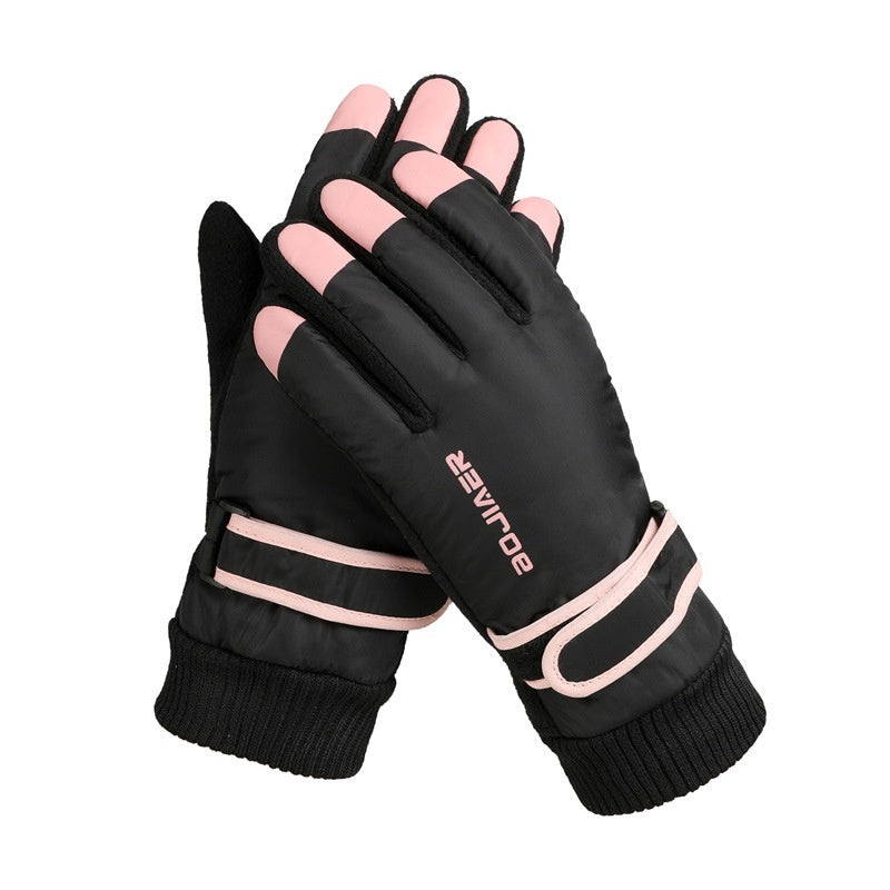 Skiing Gloves Winter Touch Screen Motorcycle Fleece-lined Warm
