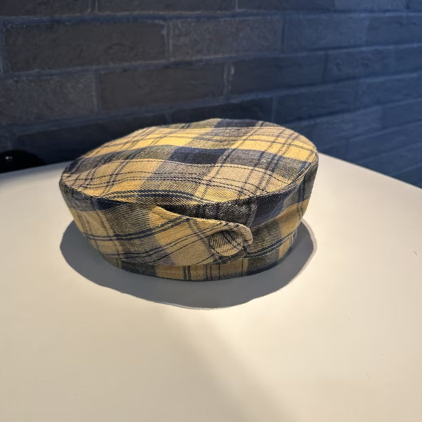 Versatile Dome Hat And Retro Checkered Painter Hat