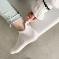 Cute Cherry Blossom Embroidered No Show Socks, Mesh Breathable Invisible Liner Socks, Women's Low-Cut Socks For Sneakers & Summer