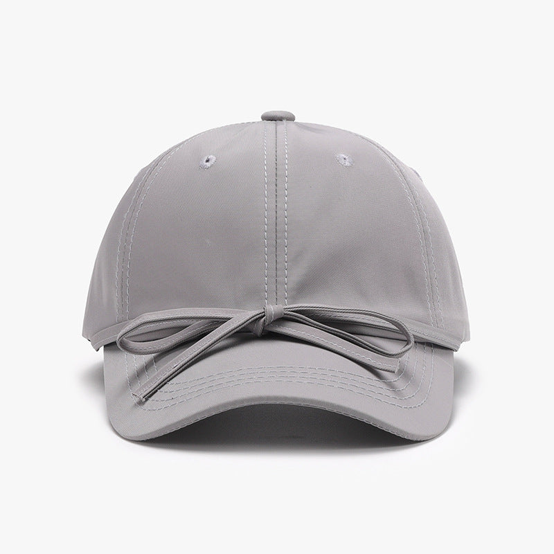 Spring And Autumn Bowknot Quick-drying Soft Top Women's Baseball Cap