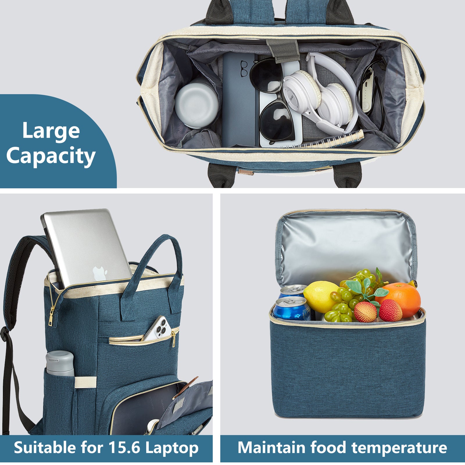 Waterproof Insulated Portable Travel Backpack