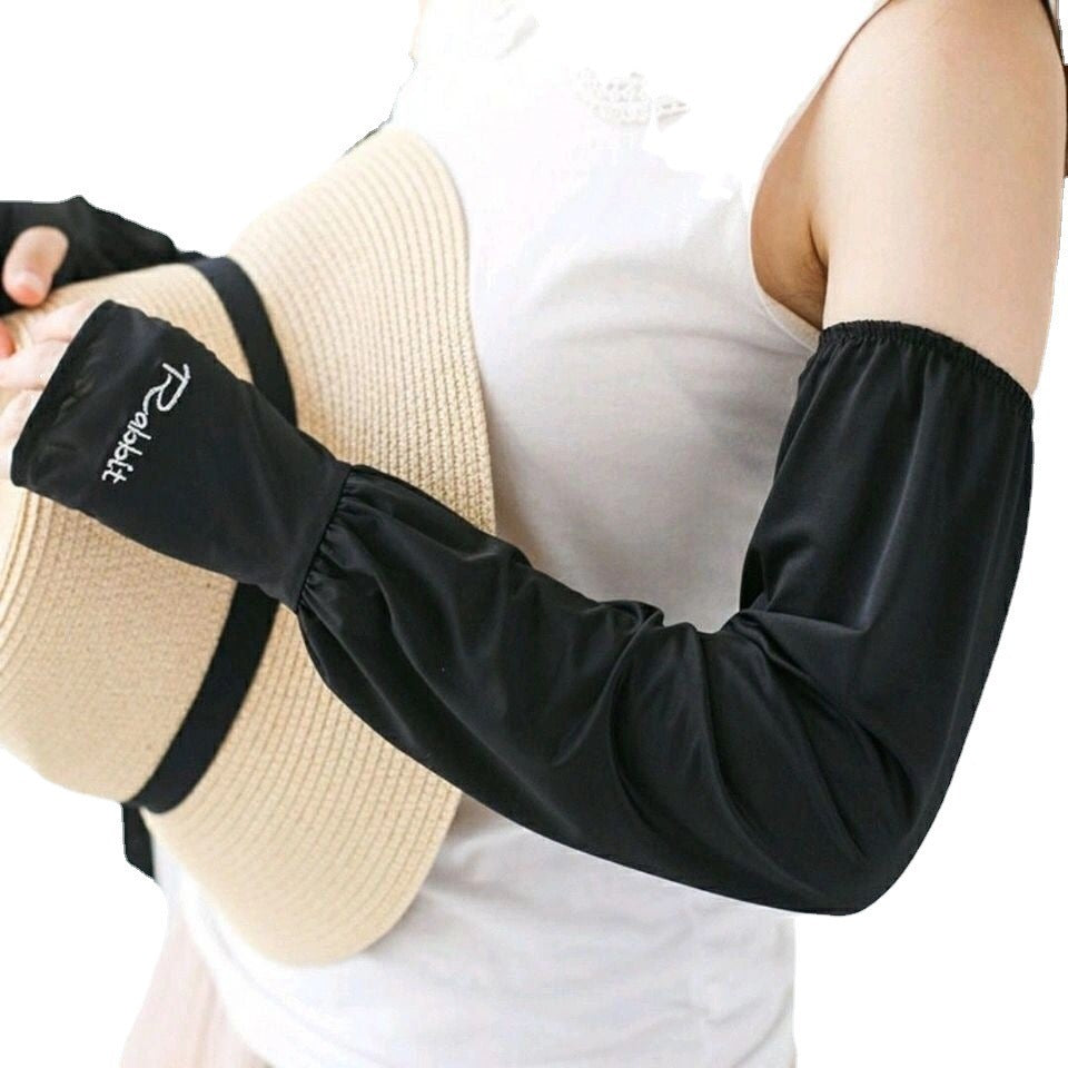 Viscose Fiber Oversleeve Sun Protection Thin Loose Gloves Sleeves