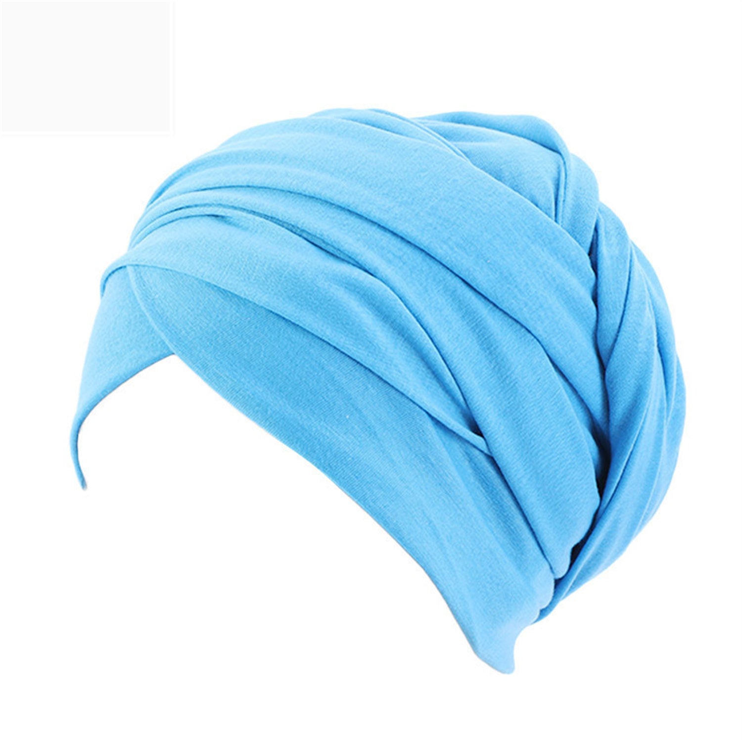 Elastic Cotton Long-tail Headwrap