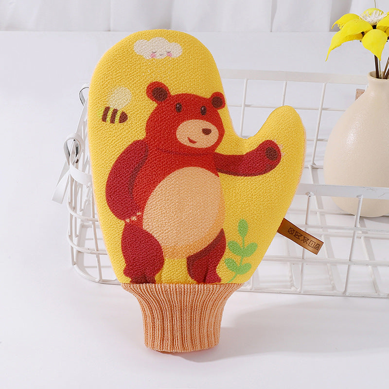 Bath Towel Bath Toiletries Cartoon Cute Bath Gloves
