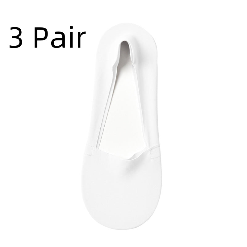 Women's Fashion Silicone Non-slip Shallow Boat Socks