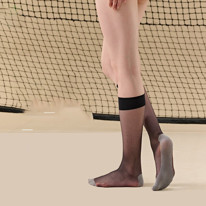 Stocking In Stockings Can Also Be Worn Through Knee Socks In Solid Colors