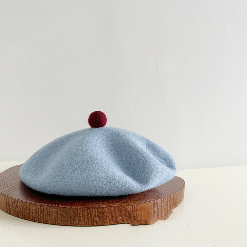 High-Quality Wool Beret Womens Wool Felt Painters Cap